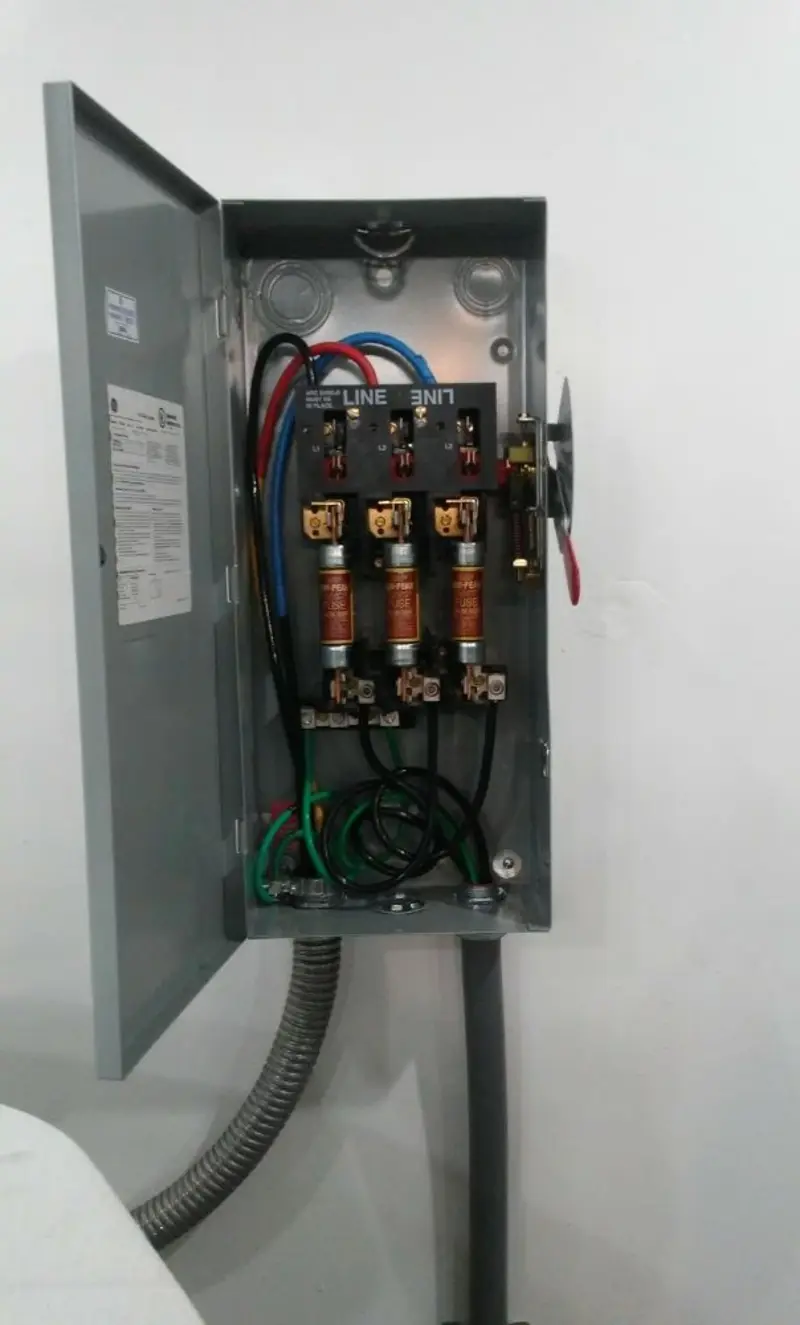 Three-phase disconnect switch installed for Electrical Wiring & Rewiring in Highland Beach